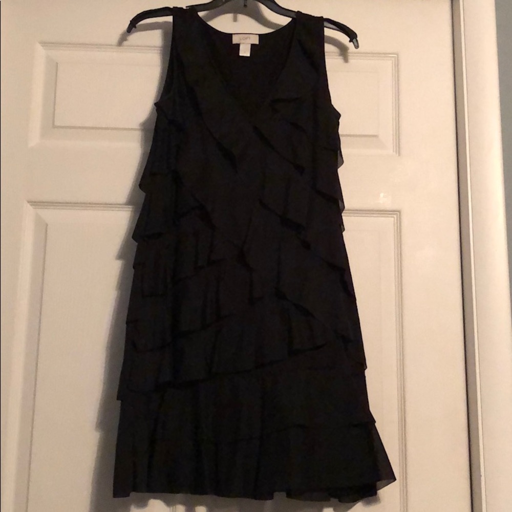 Loft Ruffled Dress